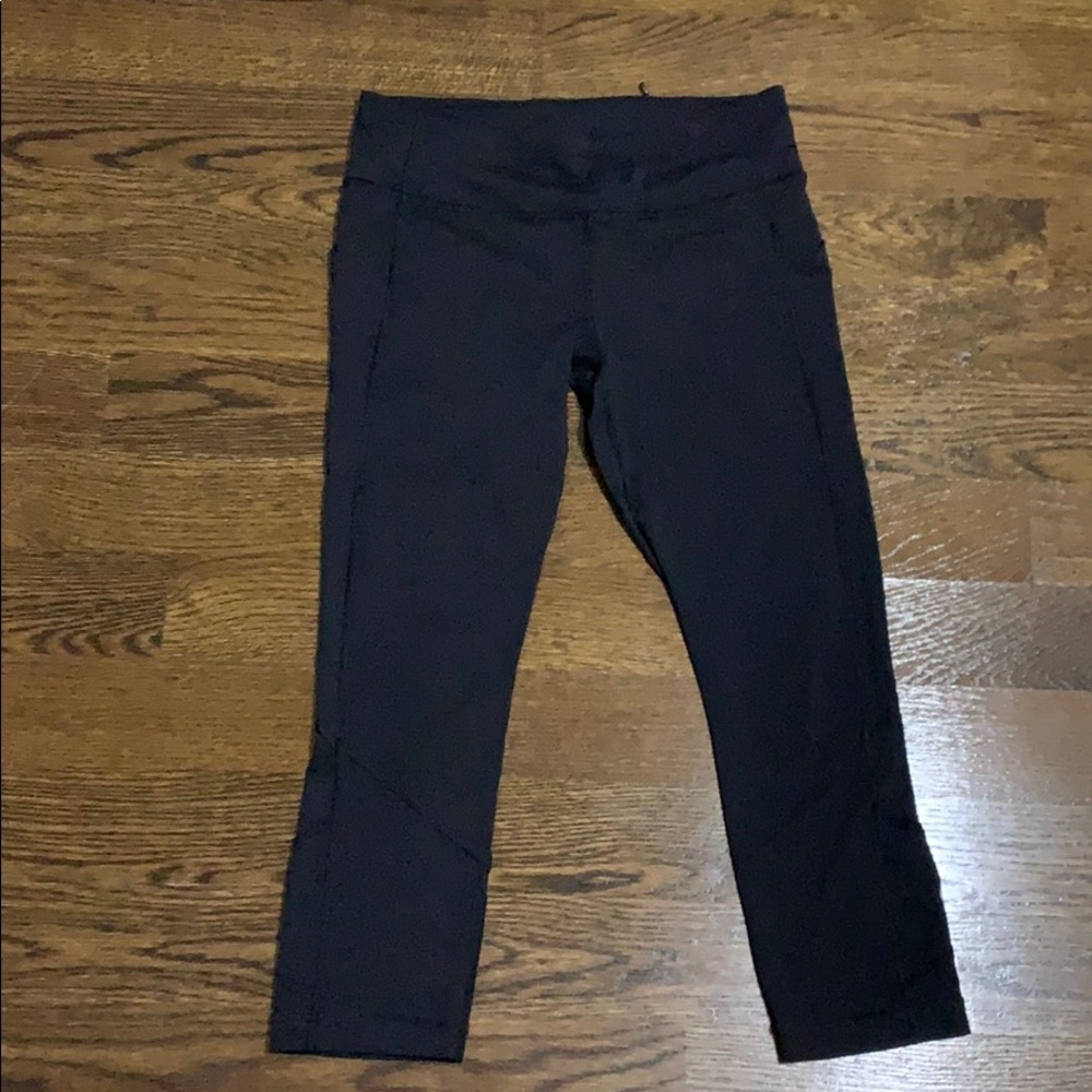 lululemon pace rival crop 8 black